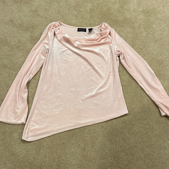 New York & Company Tops - Pink Velour NY&CO Top